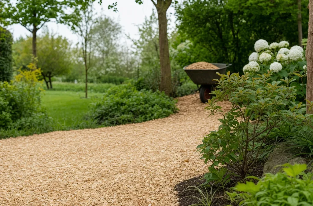 Houtsnippers in de tuin: voordelen, gebruik en waar op letten bij aankoop