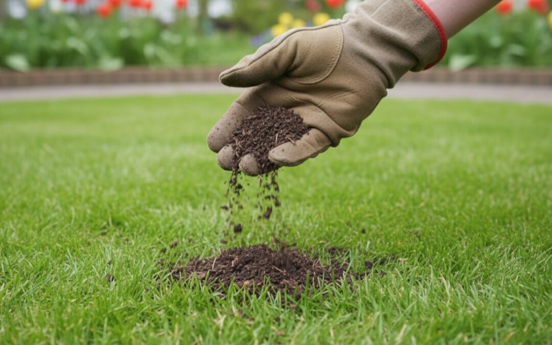 Compost op het gazon: welke kiest u, wanneer strooit u en hoeveel per m²?